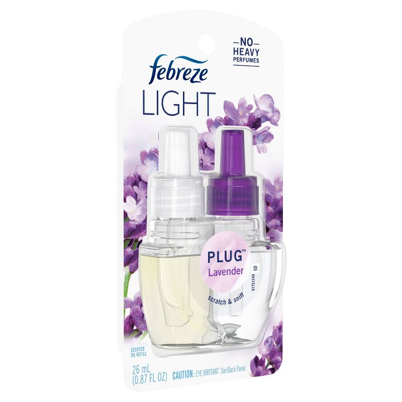 Febreze Light Plug Lavender Refill  with Fade Defy Technology
