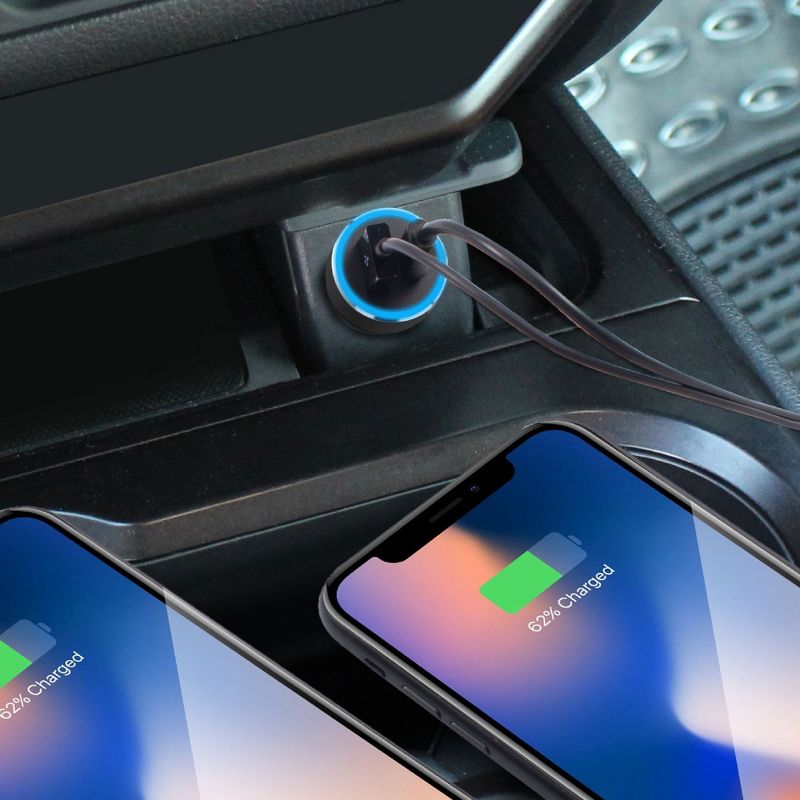 Anker 2-Port PowerPort 24W Wall Charger (with 3' PowerLine Select+ Lightning to USB-A Cable) - Black