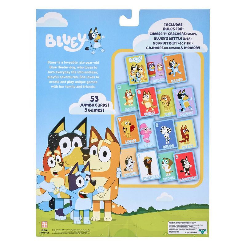 Bluey 5-in-1 Card Game