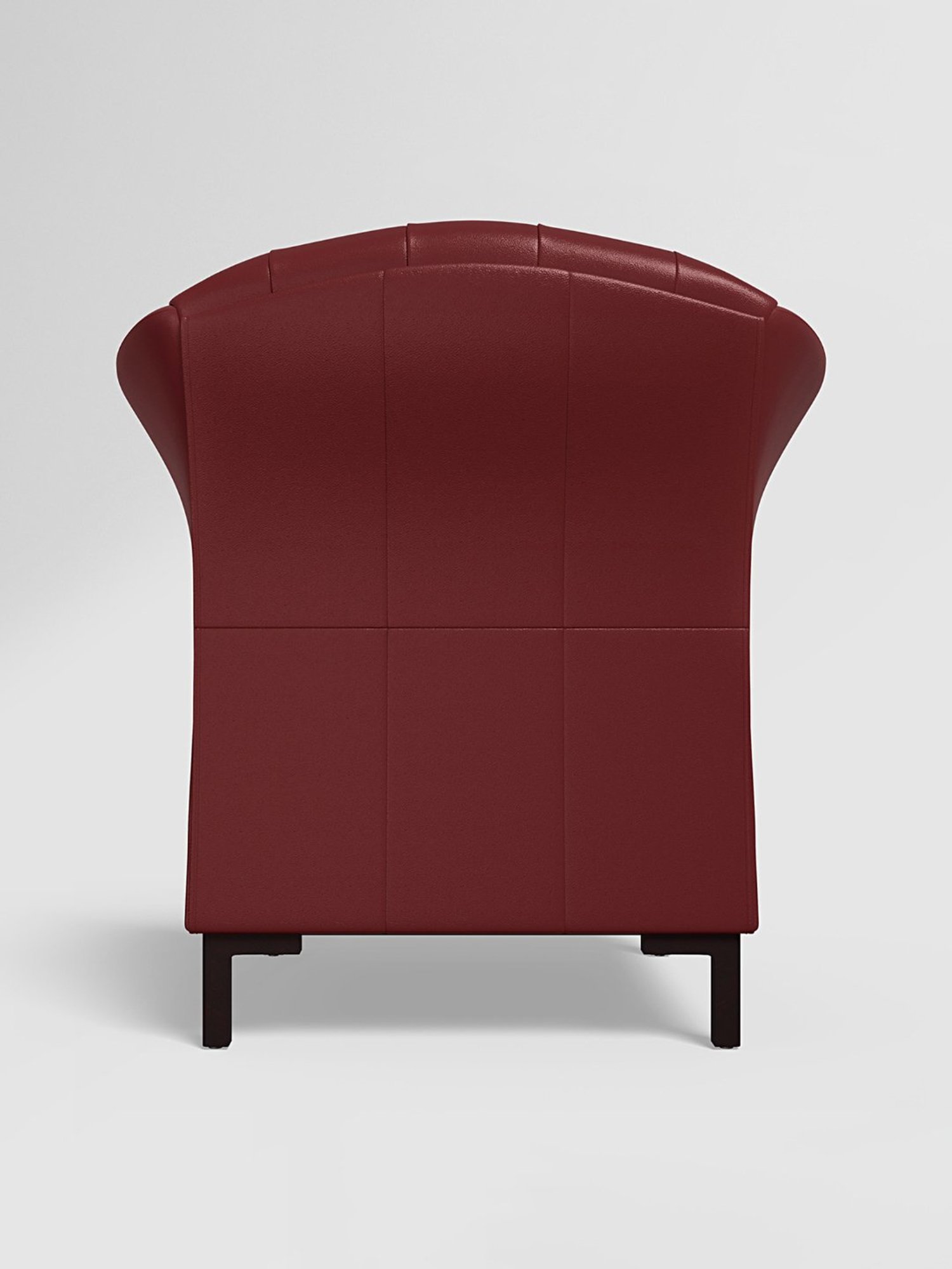 Godrej Interio Majesta Maroon Solid Wood Wing Chair