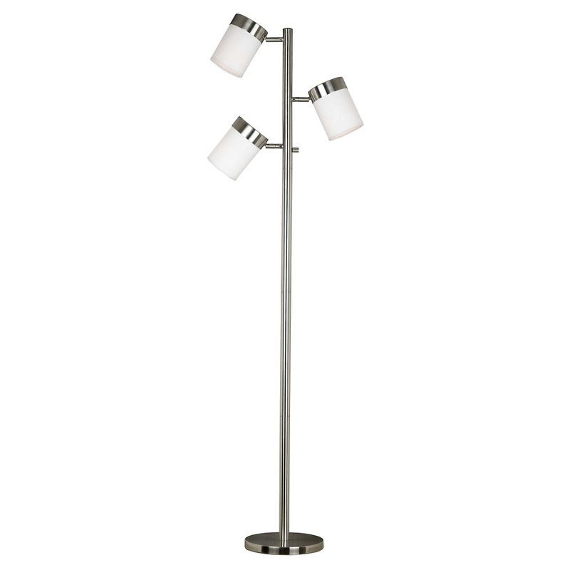 3-way Floor Lamp Stainless Steel - Kenroy Home