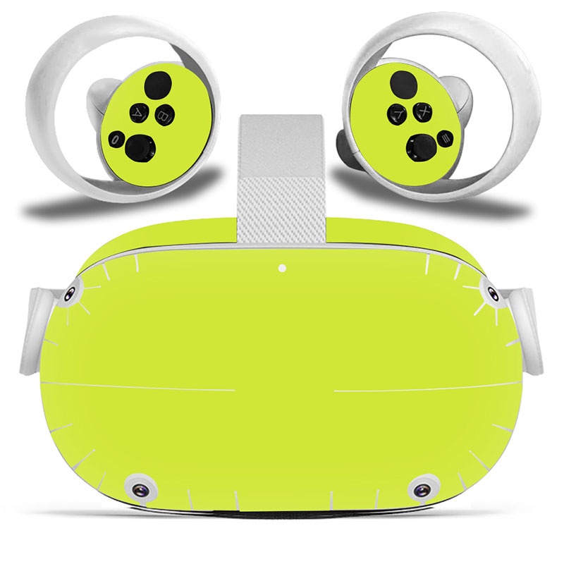 Amify Vinyl Skin Sticker for Oculus Quest 2 VR Headset Controller PVC Decals Cute Cartoon Wrap Cover for Oculus Quest 2 Accessories
