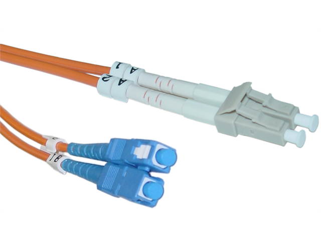 Cable Wholesale LC / SC Multimode Duplex Fiber Optic Cable 62.5/125 10 Meter (33ft)