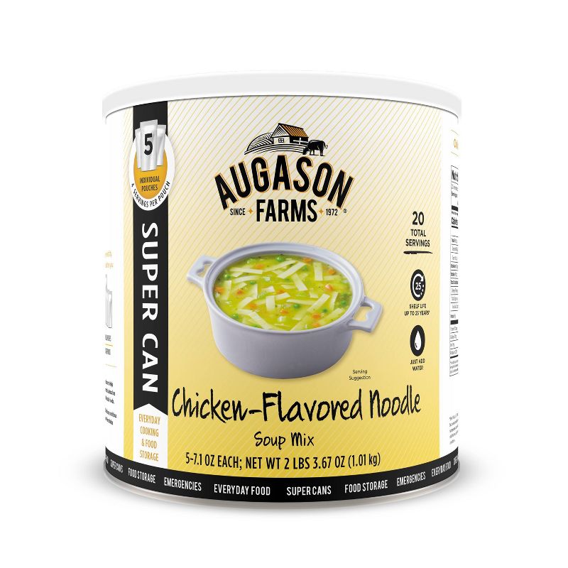 Augason Farms Chicken Noodle Soup Entrée Mix - 67oz