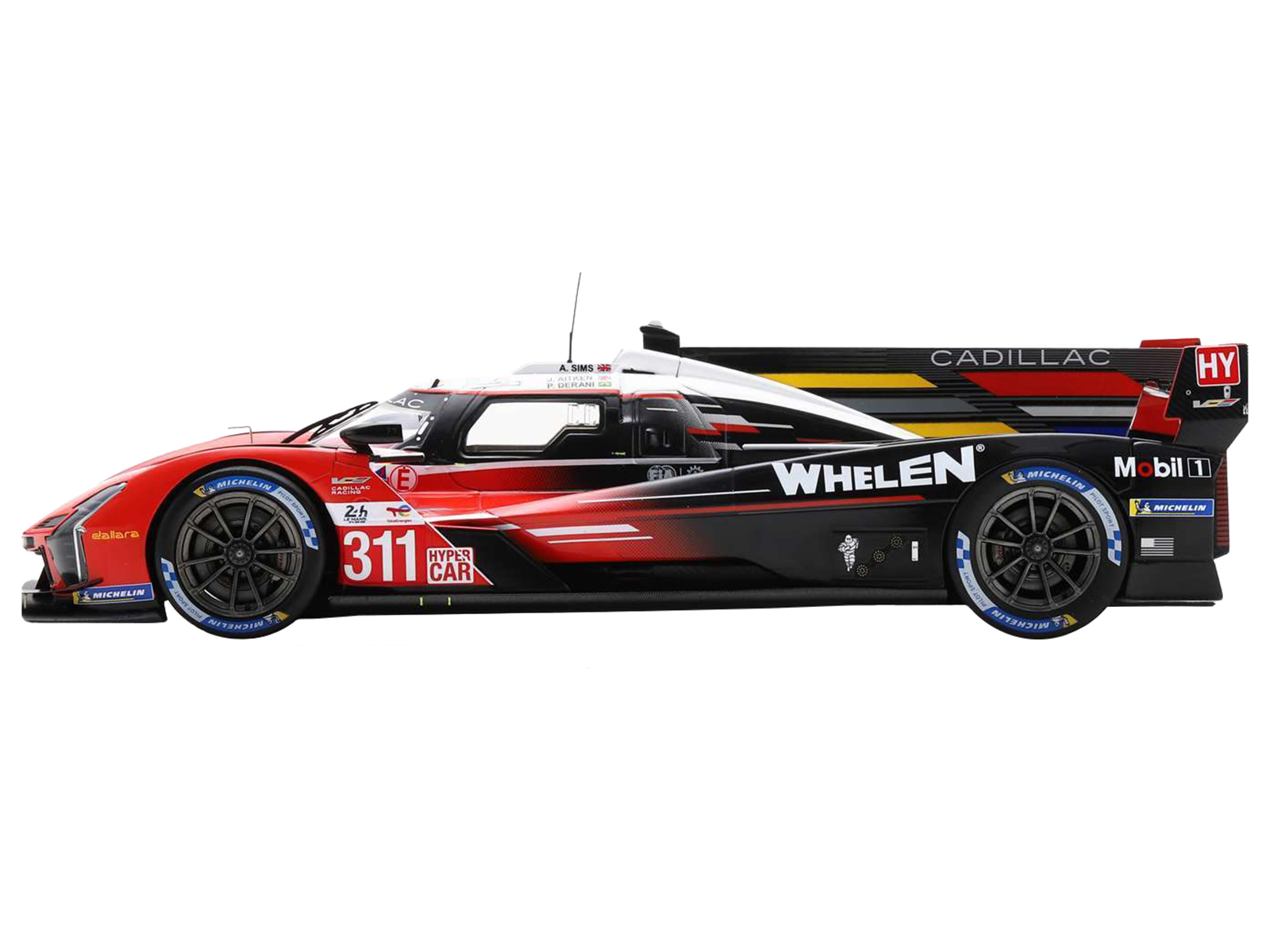 Cadillac V-Series.R #2 Earl Bamber - Alex Lynn - Richard Westbrook "Cadillac Racing" 3rd Place "24 Hours of Le Mans" (2023) 1/18 Model Car by Top Speed