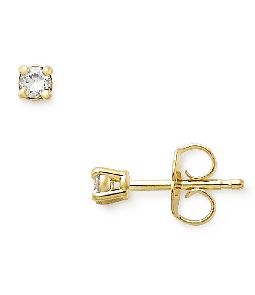 James Avery Petite Birthstone Ear Posts with Lab-Created Sapphires