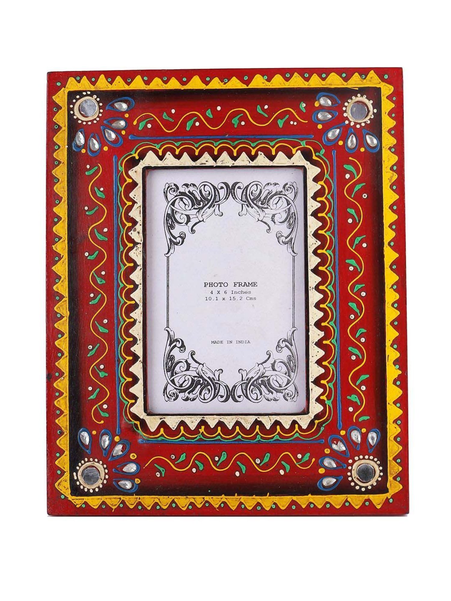 Art Street Gold Engineered Wood Swing Fashion Resin Vintage Photo Frame