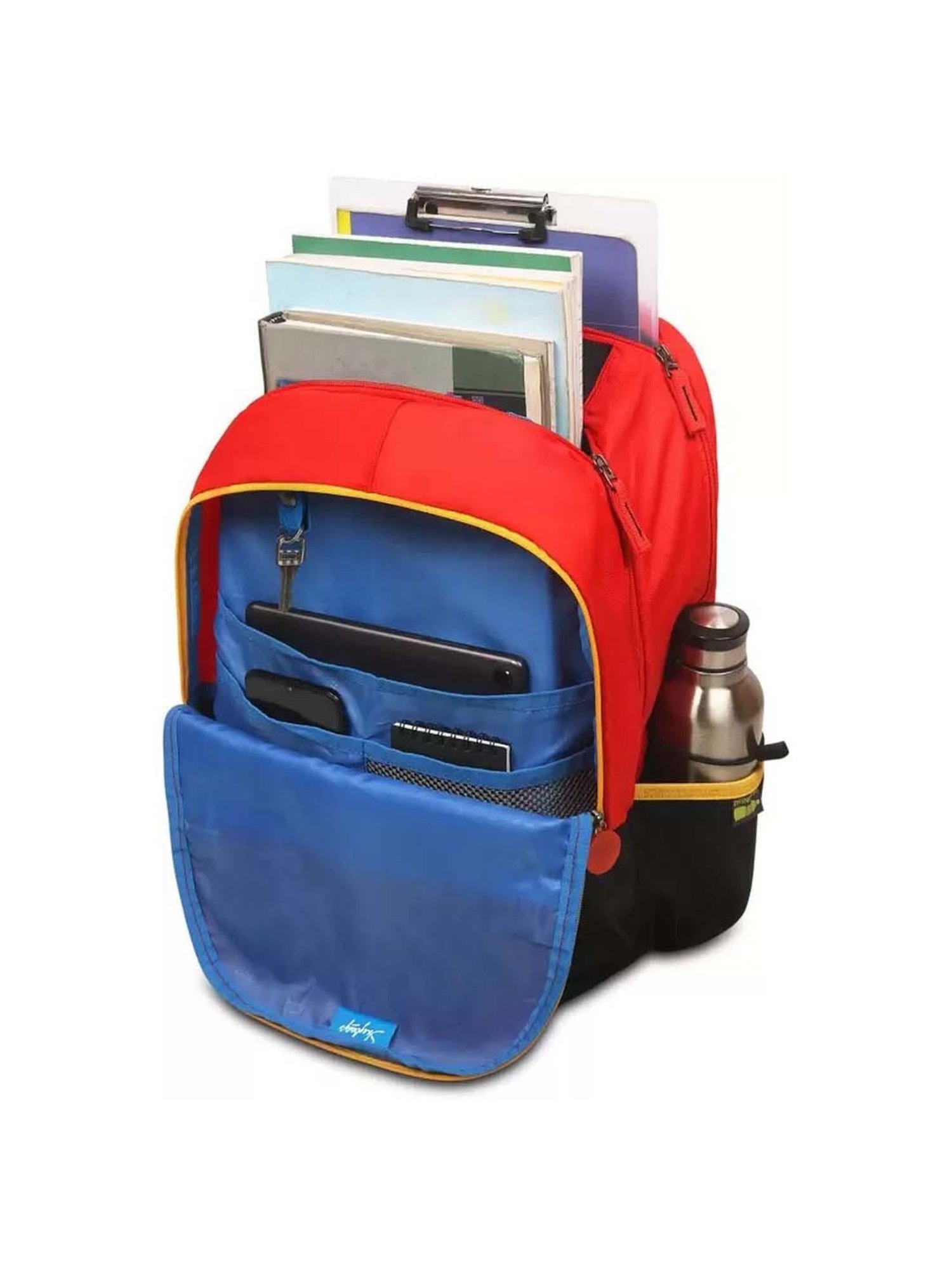 Skybags 35 Ltrs Red & Black Medium Backpack