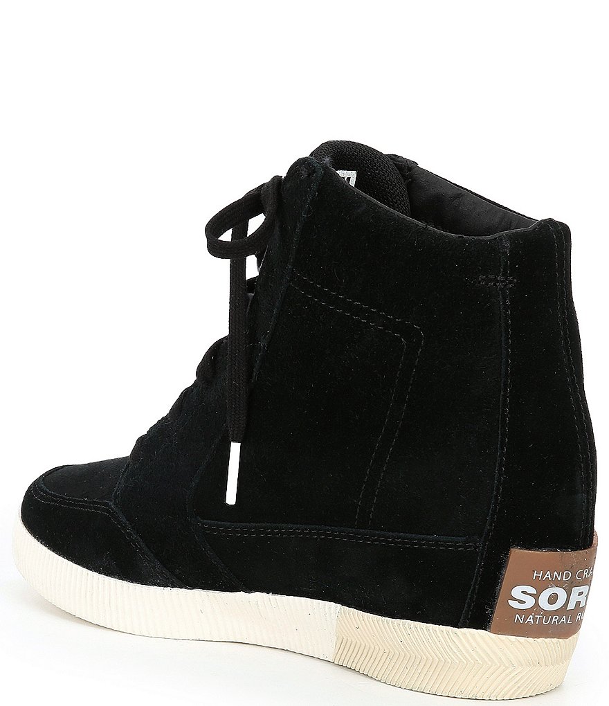 Sorel Out N About Waterproof Lace-Up Wedge Booties