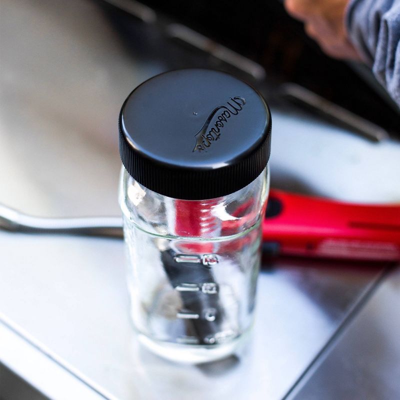 Masontops 2pk Jar Safe Child-Resistant Mason Jar Lids Regular Black