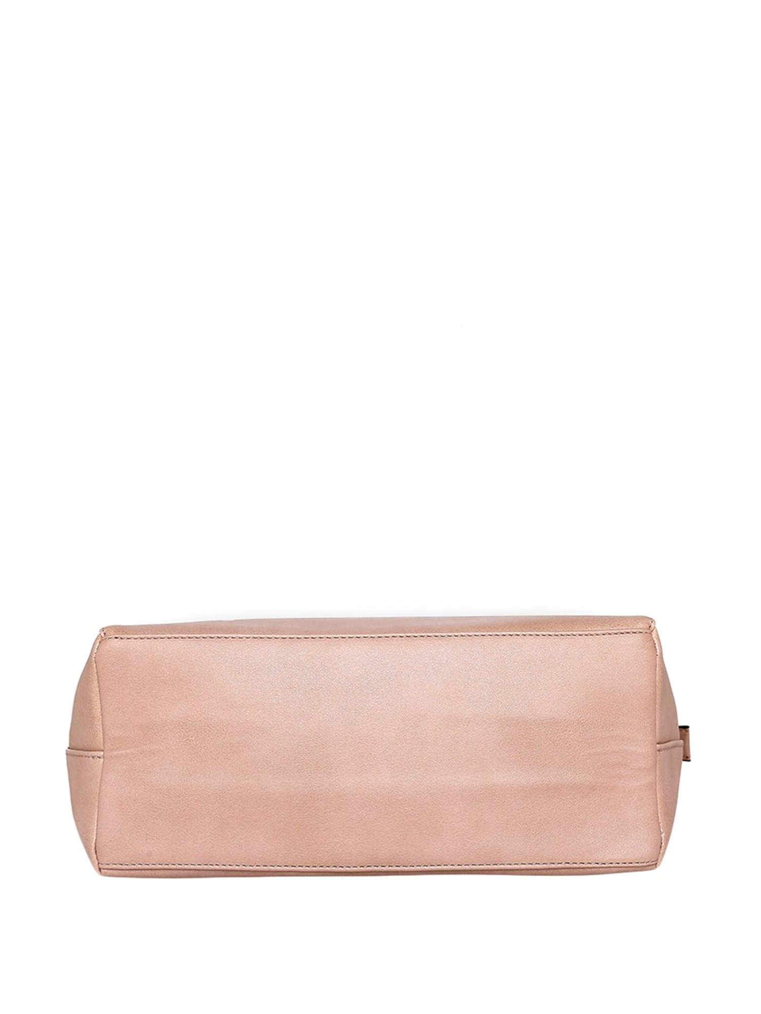 Giordano Blush Pink Solid Medium Shoulder Handbag