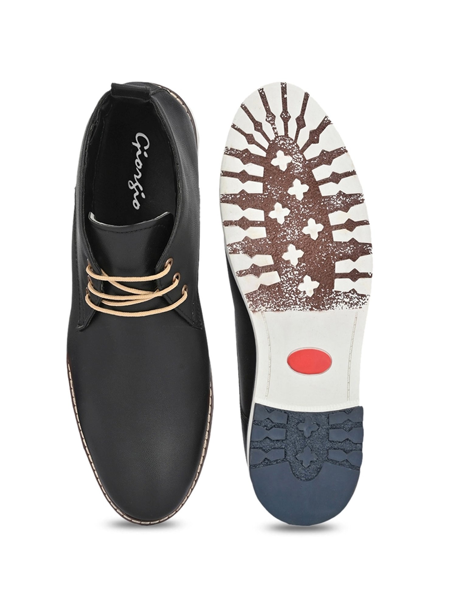 Giorgio Men's Black Chukka  Boots