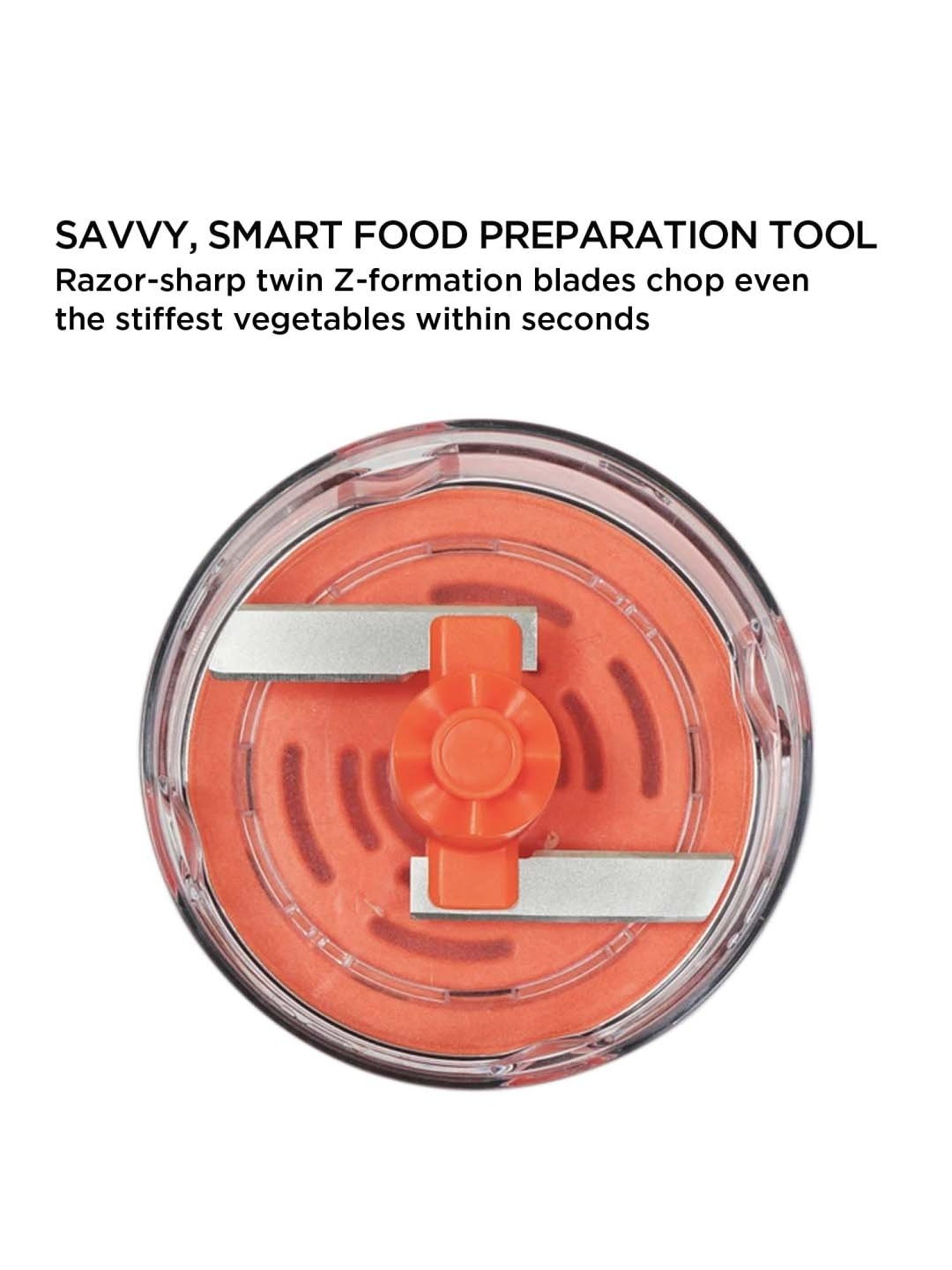 Meyer Kitchen Hacks Mini Handy Chopper, 125ml