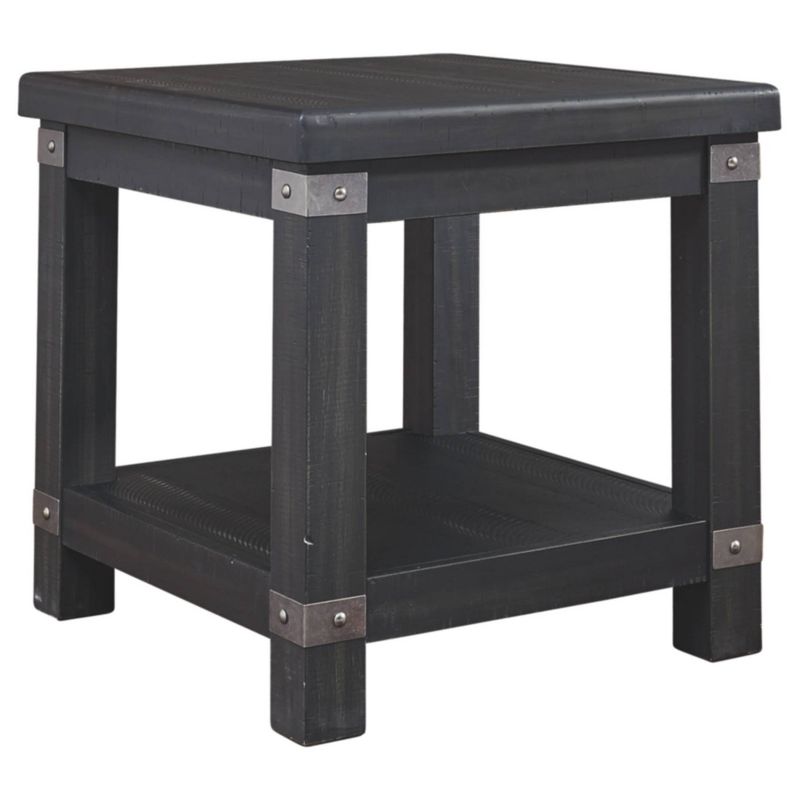 Delmar End Table Black - Signature Design by Ashley