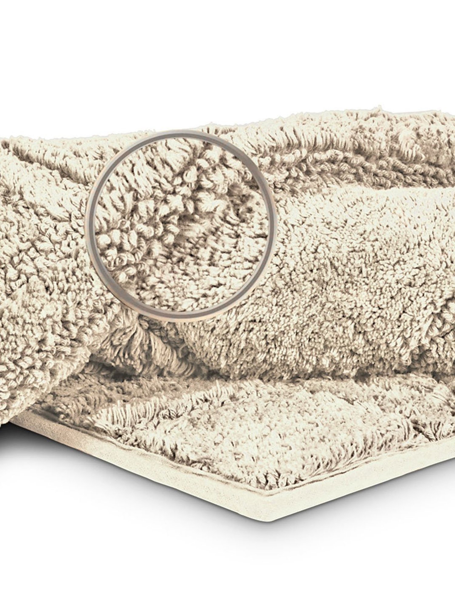 Freelance Beige Cotton Set of 1 Bath Mats and Rugs