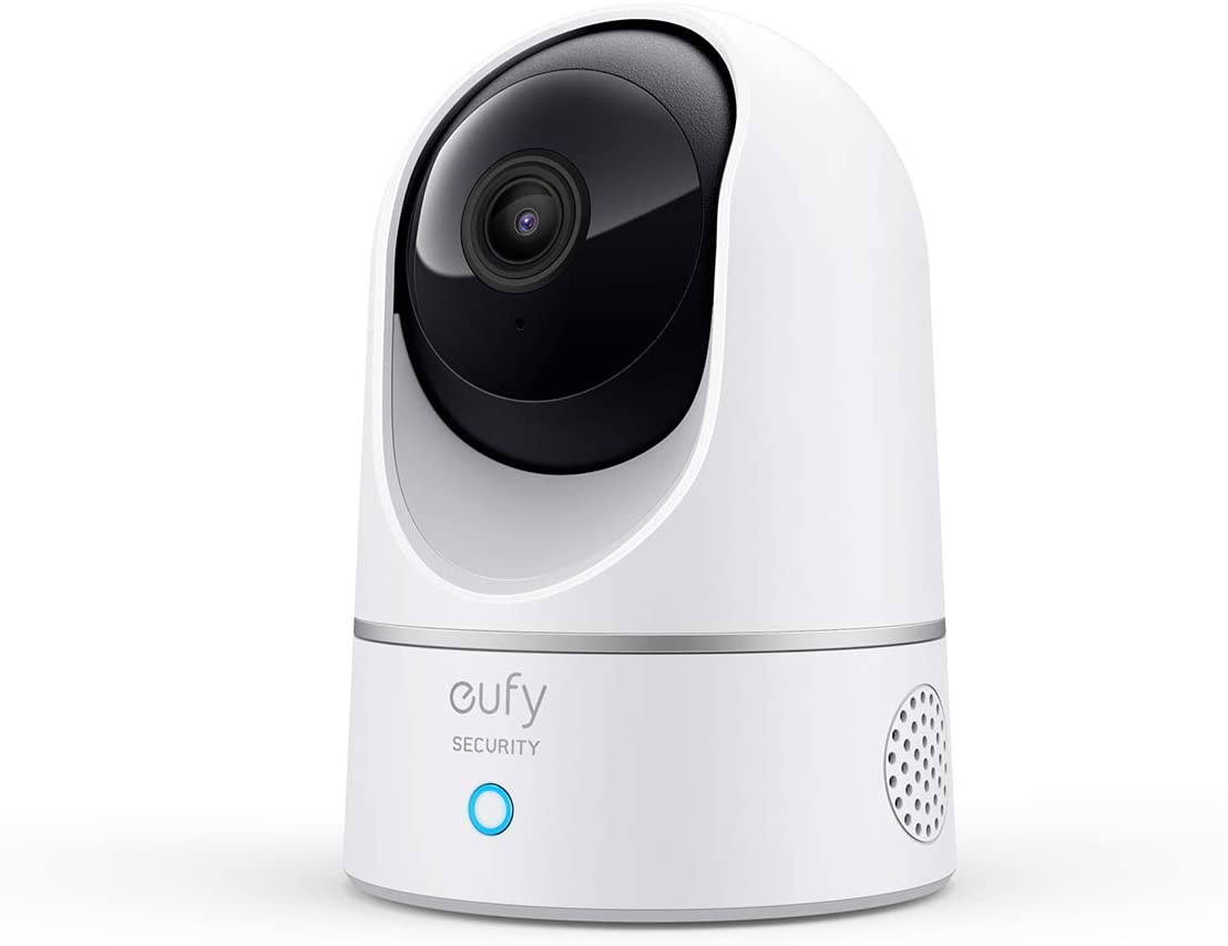 eufy Security, 1080P Video Doorbell (Wired) + Indoor Cam Pan & Tilt Bundle, 1080P Resolution, 2-Way Audio, Doorbell Requires Existing Doorbell Wires, No Monthly Fees
