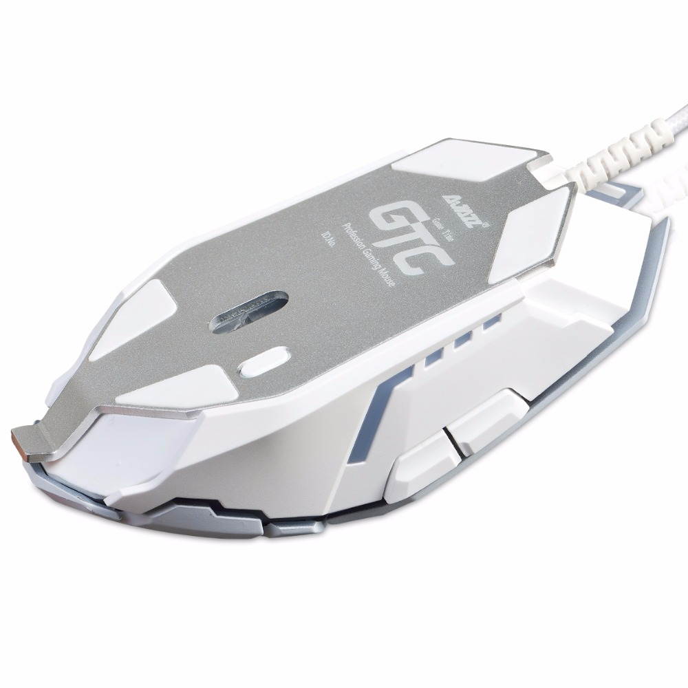 Ajazz GTC 7 keys DPI 500/1000/1500/2000 A5050 Master chip support driver with all-metal wheel magnetic ring USB interface mouse