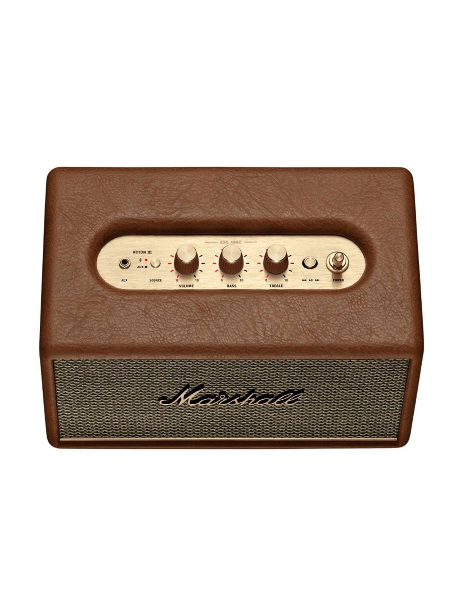 Marshall Acton III Bluetooth Home Speaker (Brown)