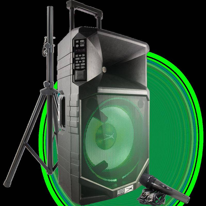 Altec Lansing ALP-T1500PK Portable Waterproof Wireless Bluetooth Party Speaker