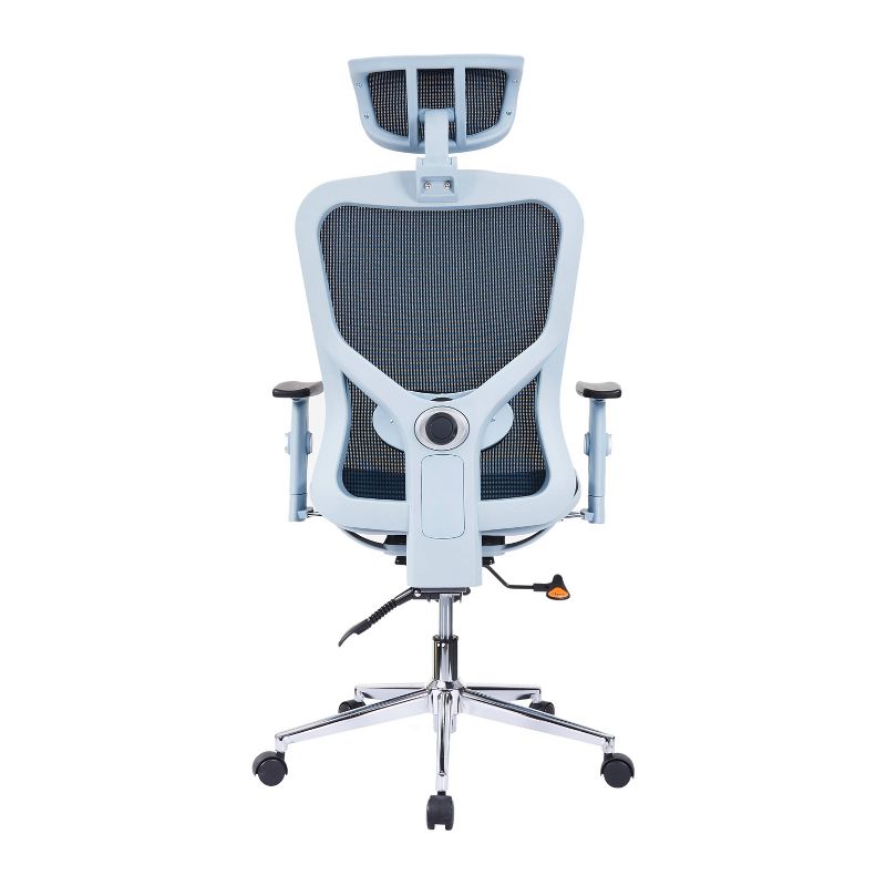 High Back Executive Mesh Office Chair Blue - Techni Mobili