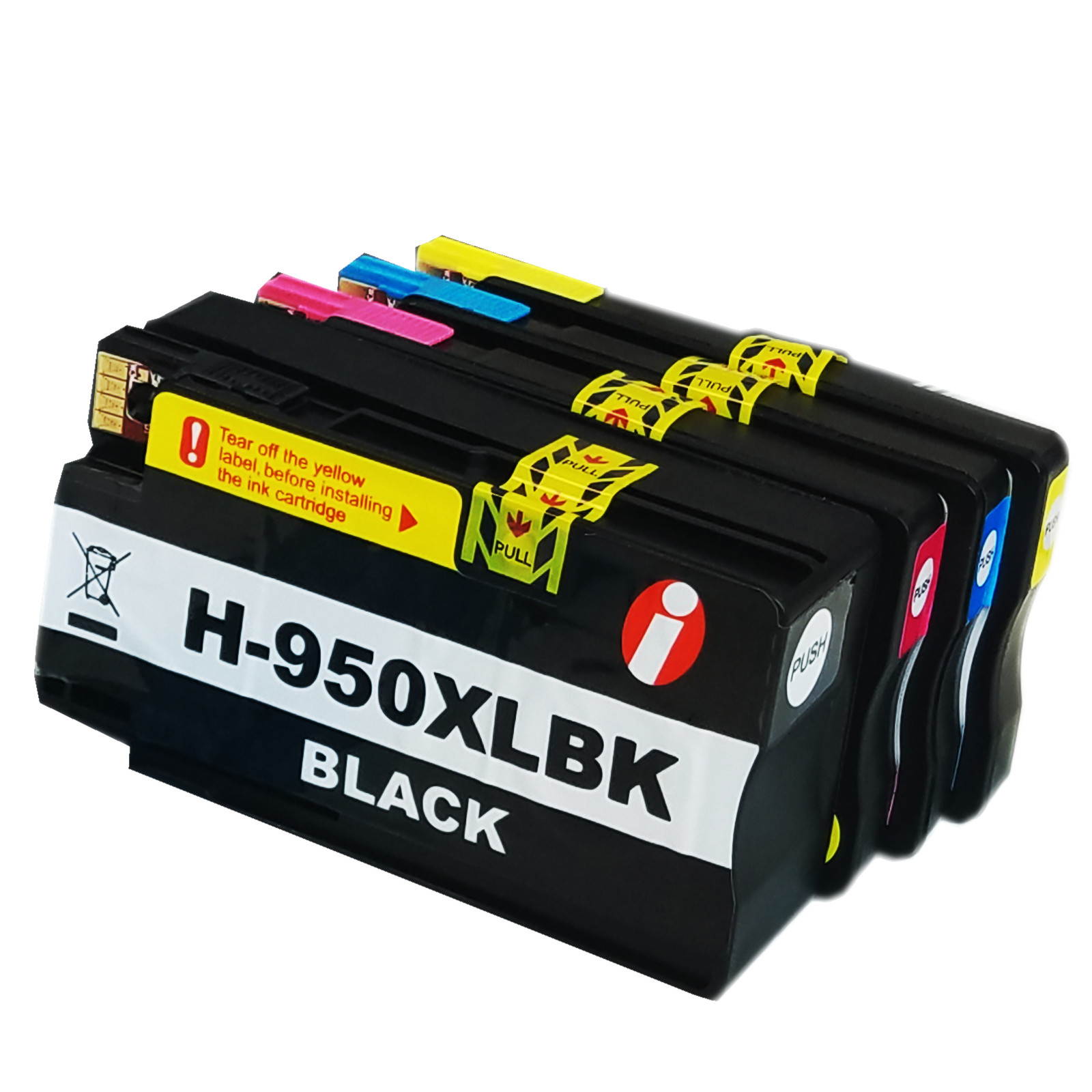 10 Pack ink4work&reg; Replacement For  HP 950XL 951XL Ink Cartridge For OfficeJet Pro 8100 8600 8610 8615 8620 8630 251dw 276dw Printer