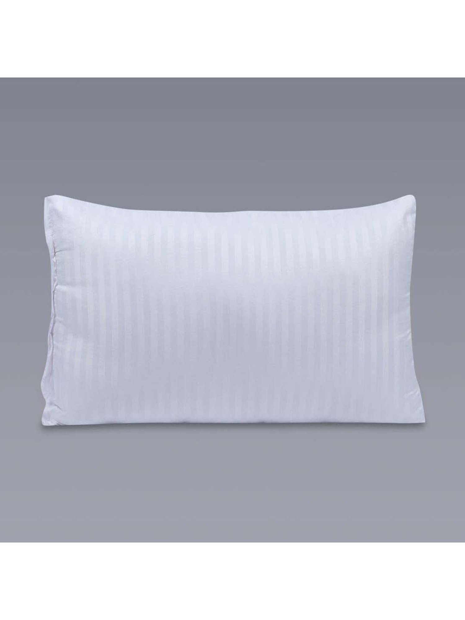 MFD HOME Furnishing Esper Premium Cotton White Polyfill Pillows - Set of 3