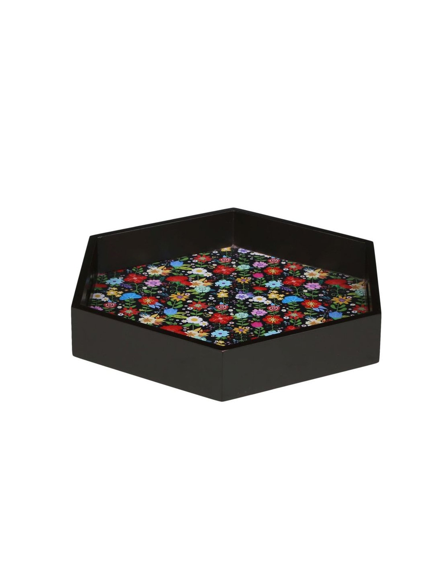 Karo Tapi Printed Multicolor Wood Small Tray