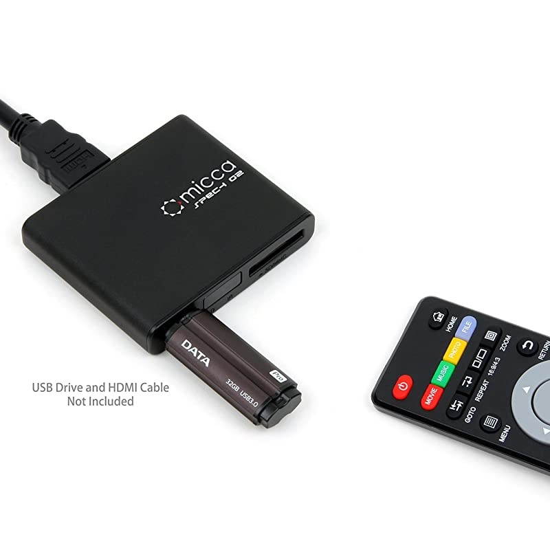 Speck G2 1080p FullHD Ultra Portable Digital Media Player for USB Drives and SDSDHC Cards