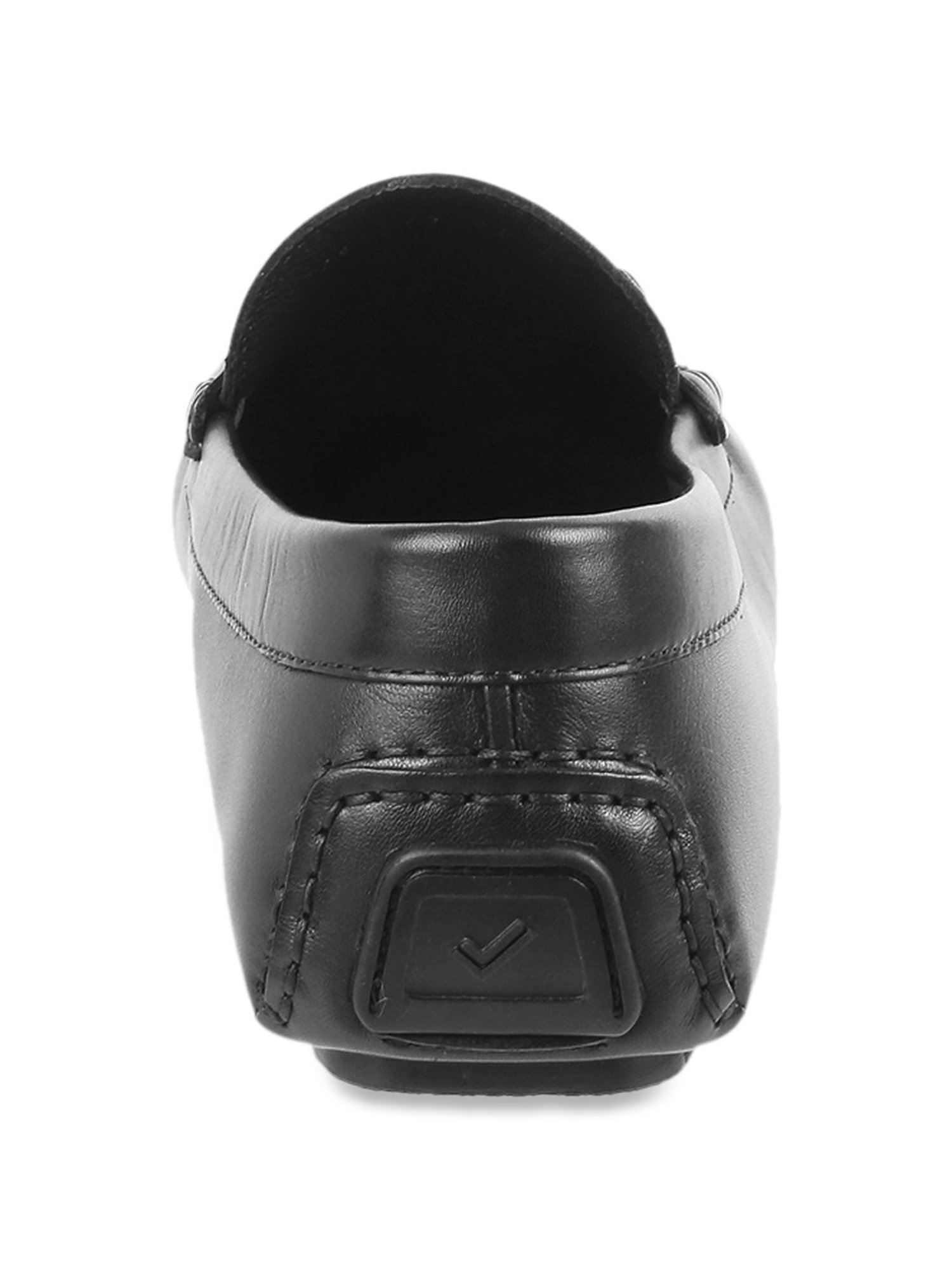 Da Vinchi by Metro Men's Black Casual Loafers