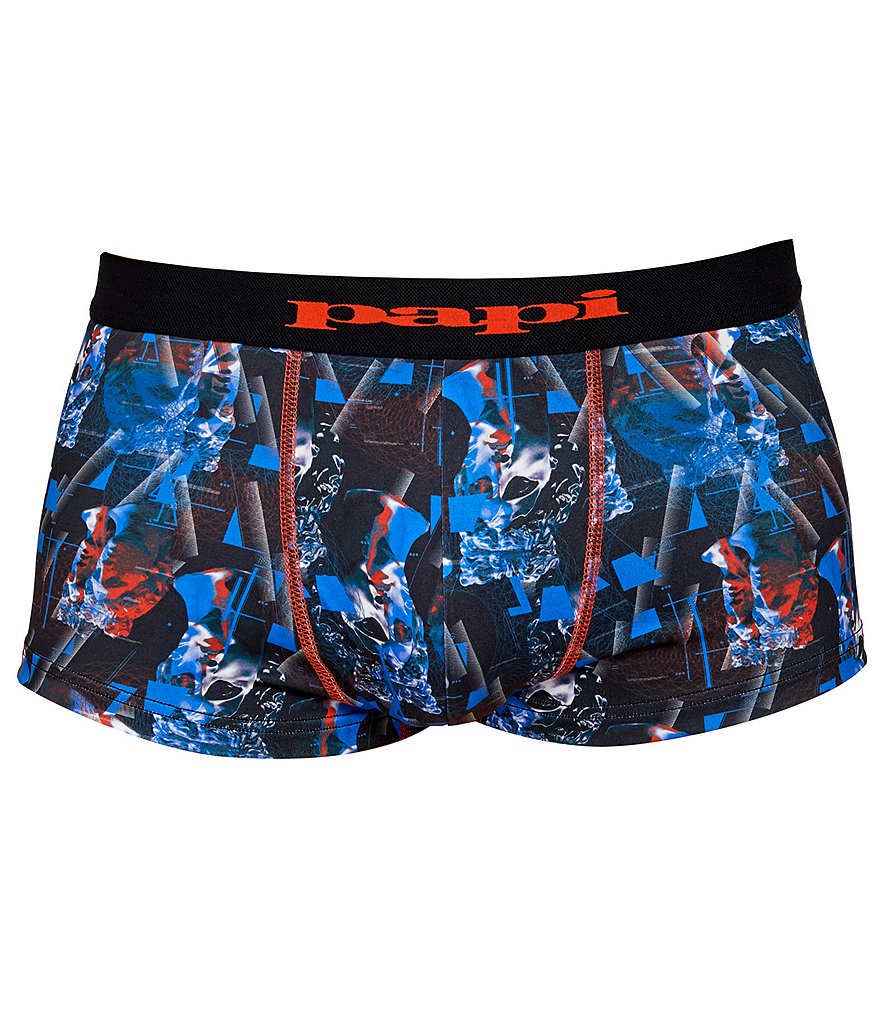 Papi Statue Print Trunks