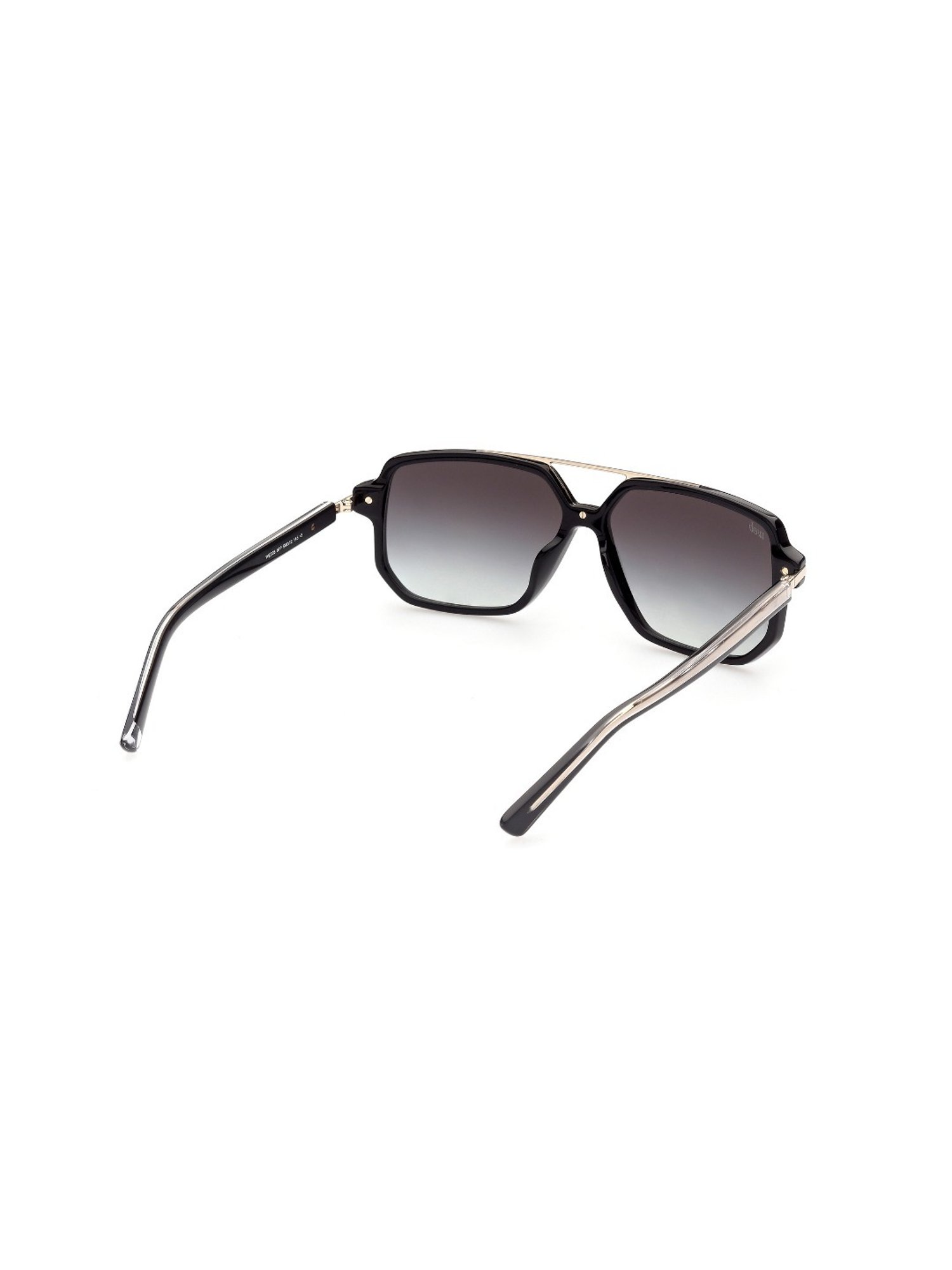 Web Eyewear Grey Rectangular Sunglasses for Men Designed in Italy