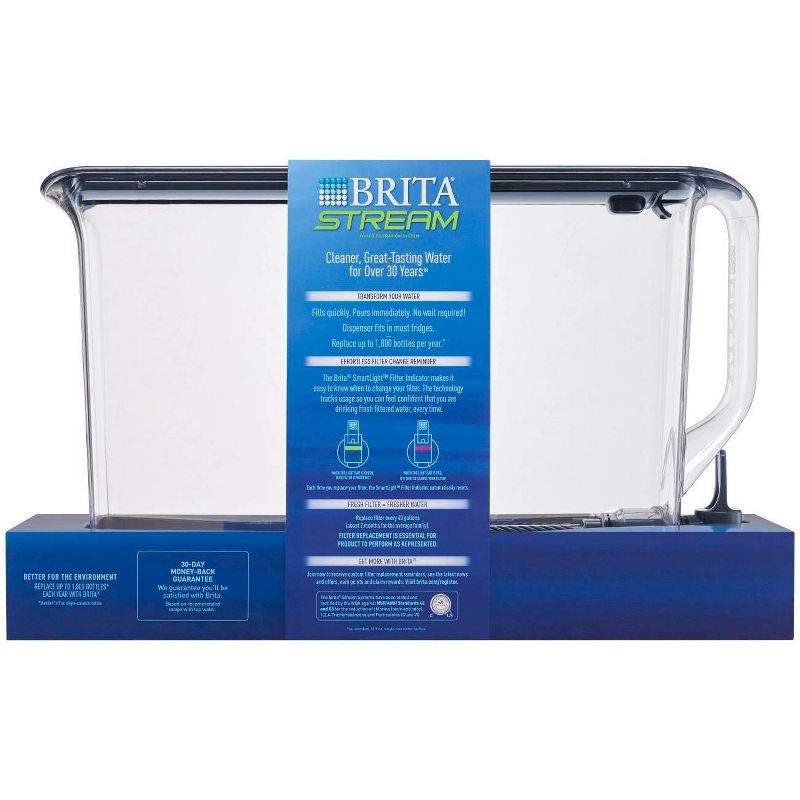Brita Extra Large 18 Cup UltraMax Water Dispenser and Filter - BPA Free - Black