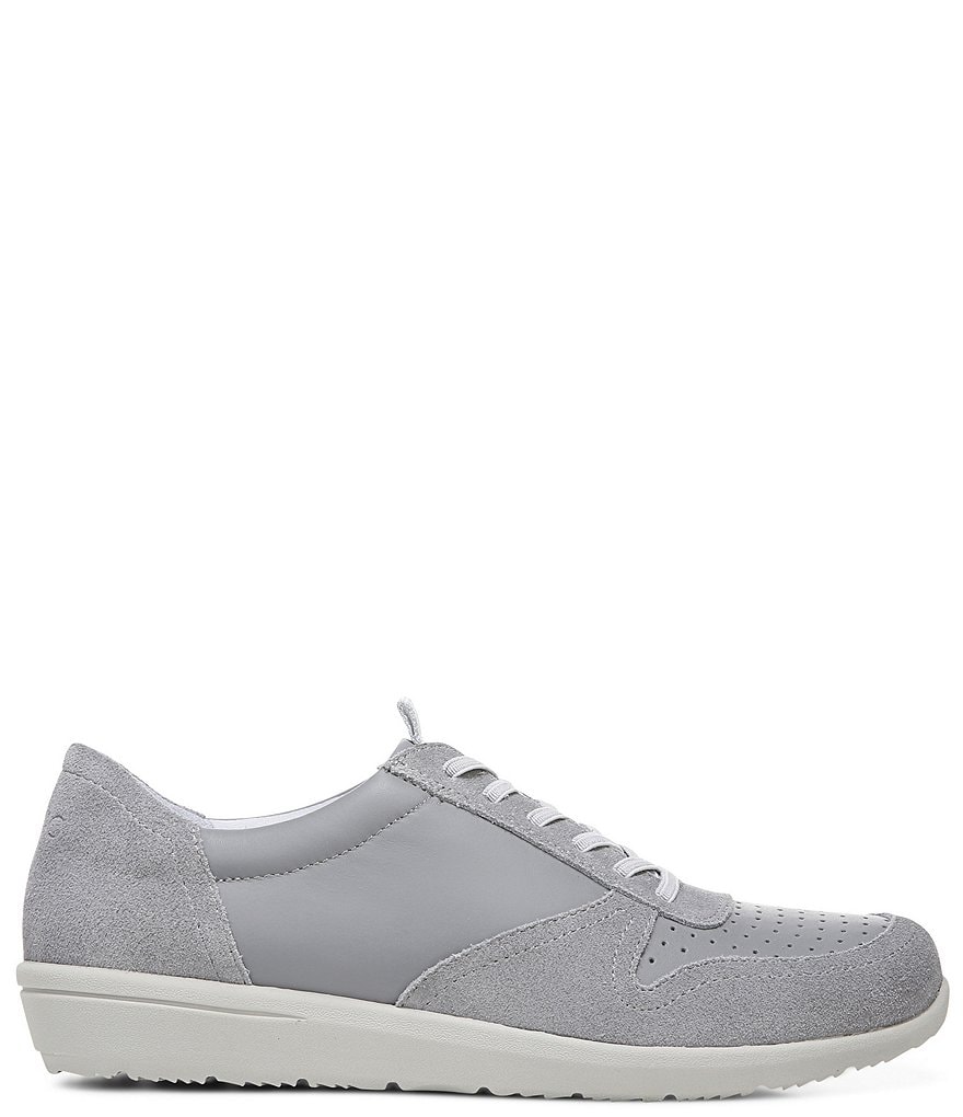Vionic Karigan Leather And Suede Lace-Up Sneakers