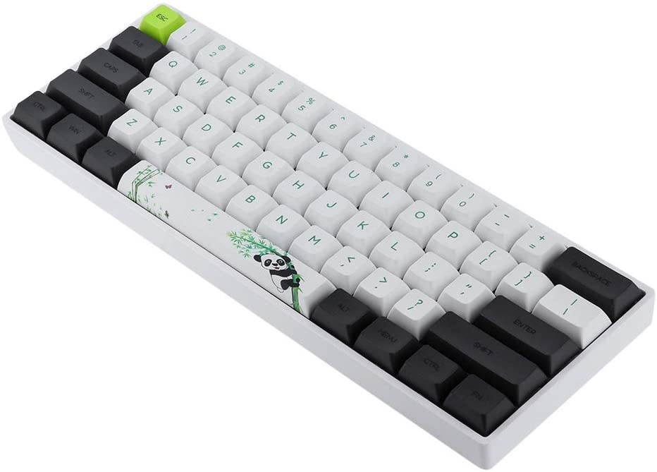 EPOMAKER SKYLOONG SK61 61 Keys Hot Swappable Mechanical Keyboard with RGB Backlit NKRO IP6X Waterproof Type-C Cable for Win/Mac/Gaming (Gateron Optical Blue Panda)