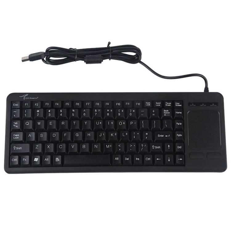 DS-8800 Touchpad Keyboard, USB Interface Prevent Water Splashing Laser Engraving Character One-piece Wired Keyboard, Length: 1.5m