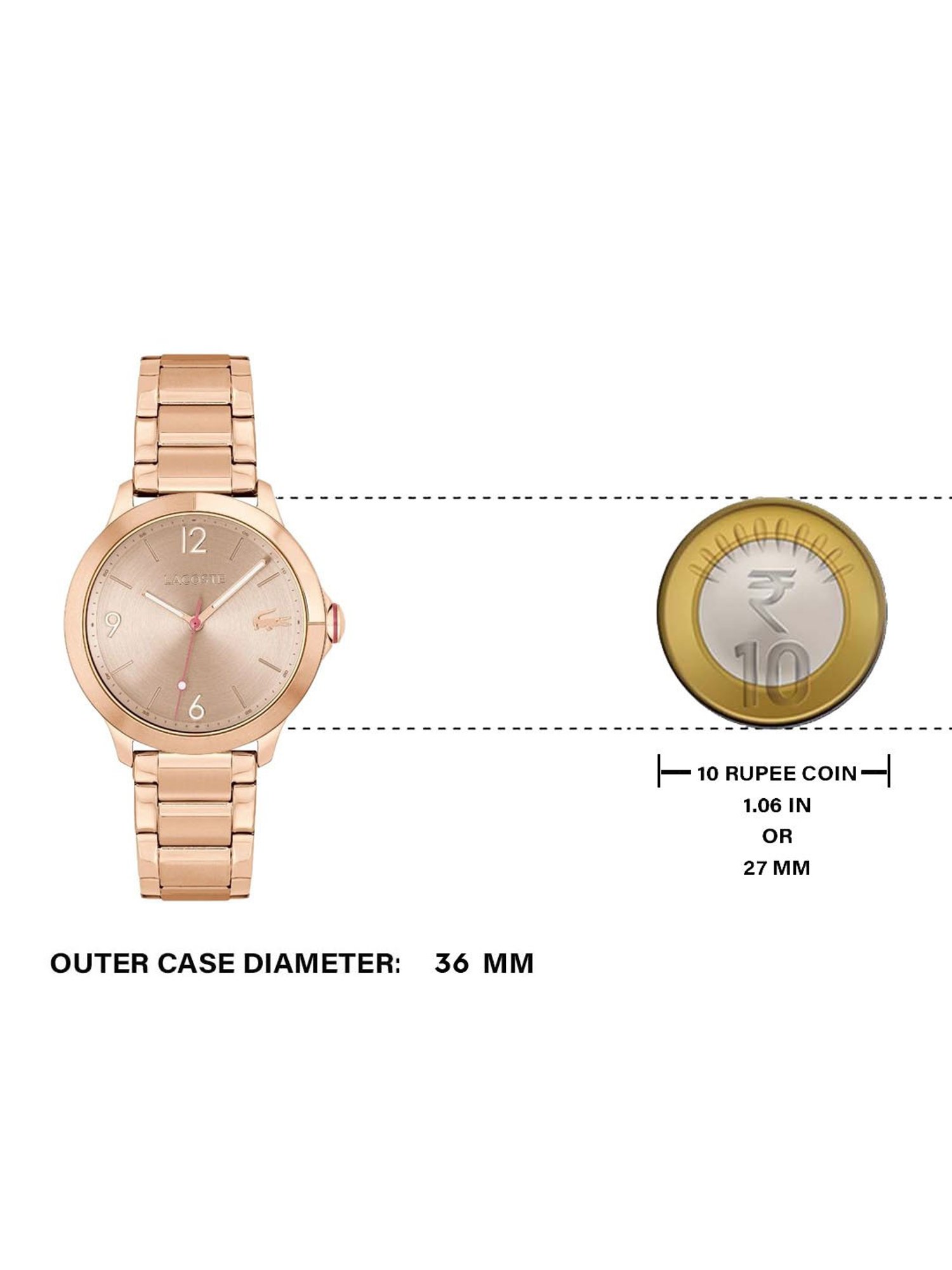 LACOSTE MGI-2001332 Moonball Analog Watch for Women