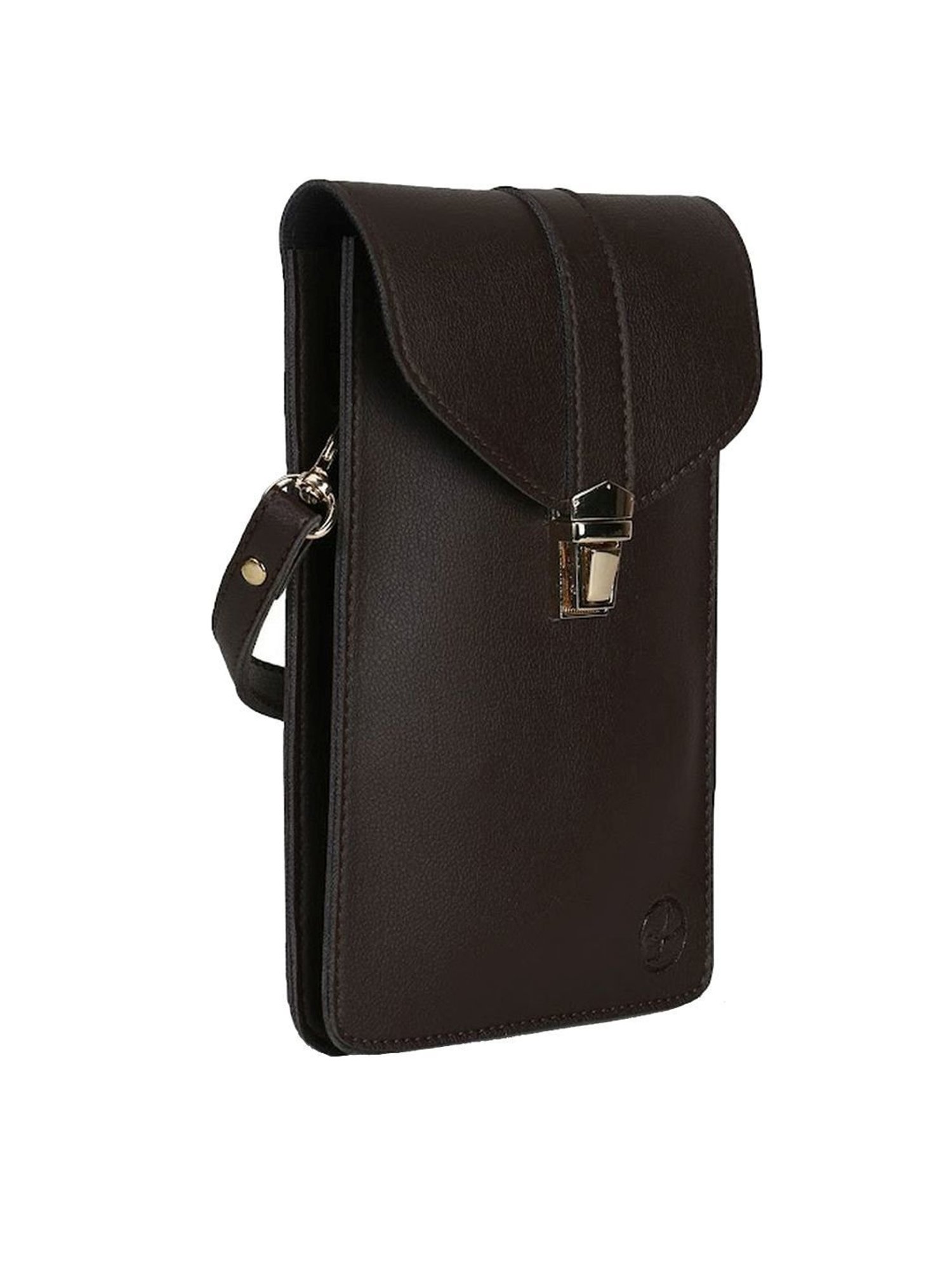 Spice Art Brown Solid Mobile Pouch