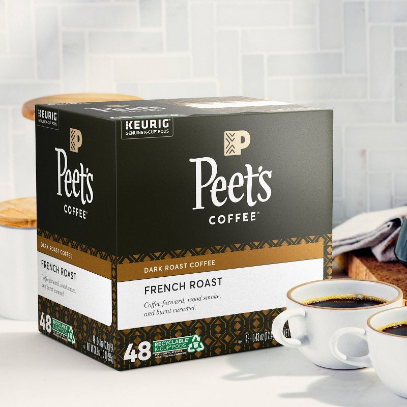 Peet's French Dark Roast - Keurig K-Cup Pods - 48ct