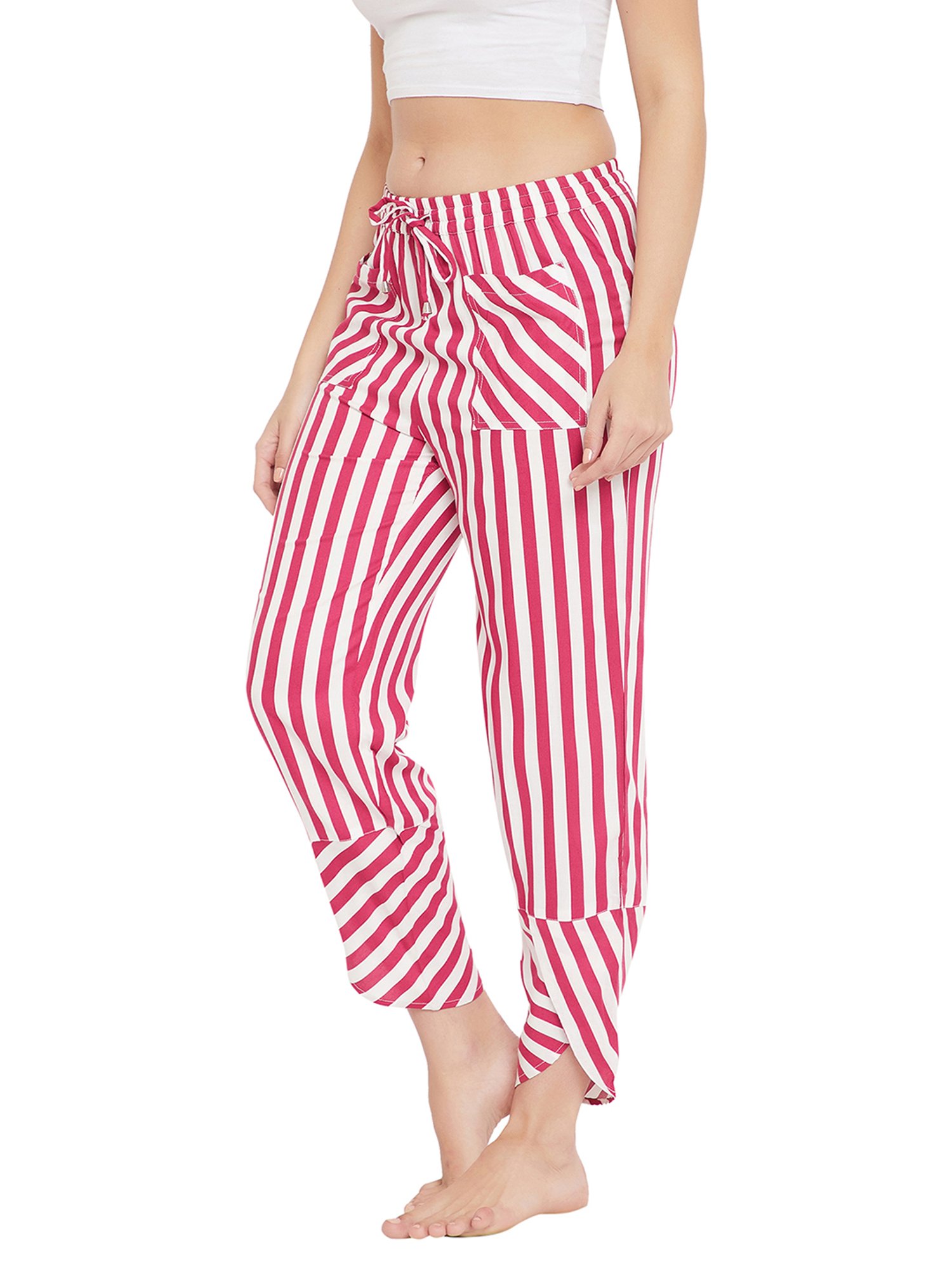 Hypernation Red & White Striped Pyjamas