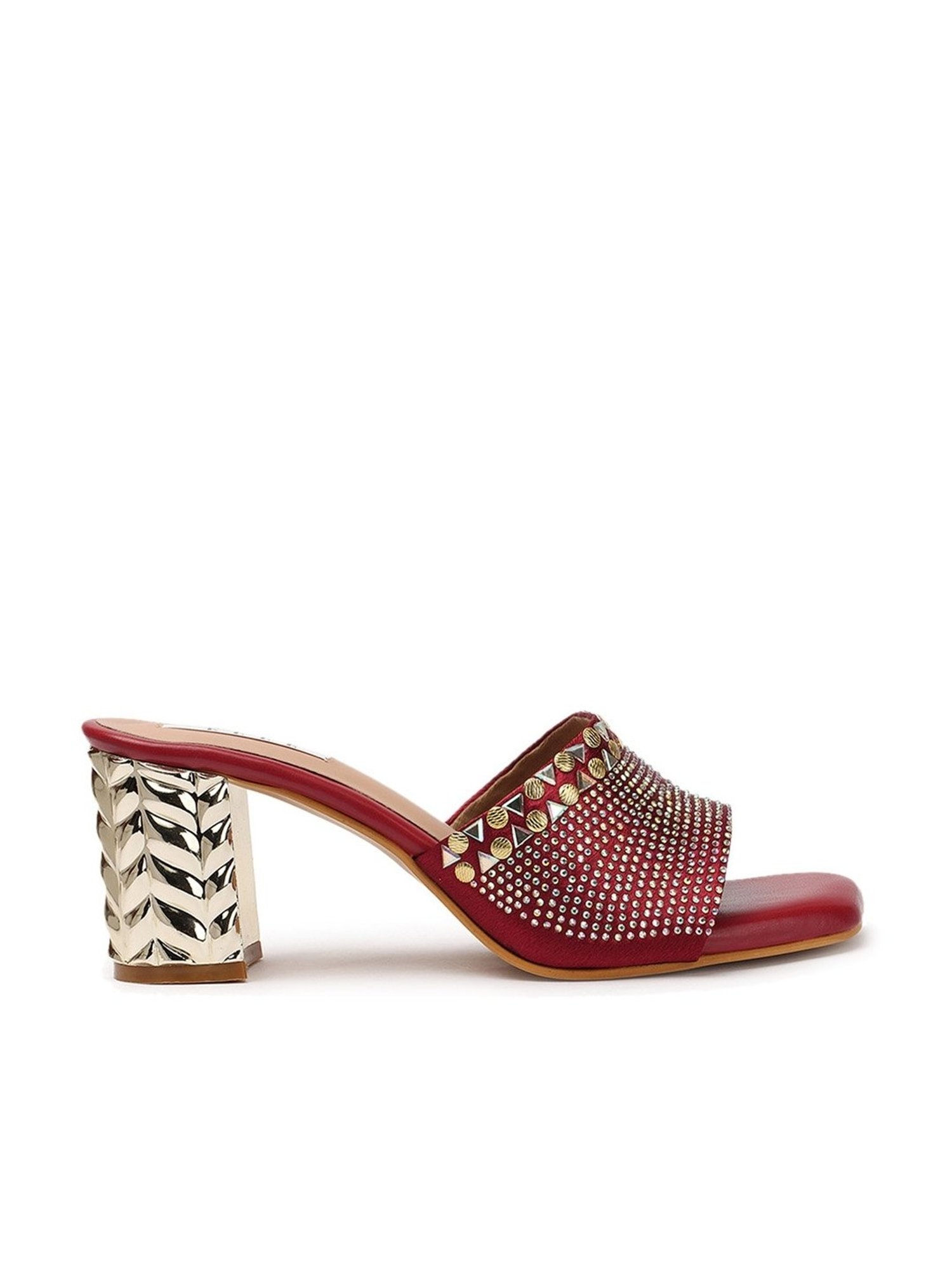 Elle Women's Red Ethnic Sandals