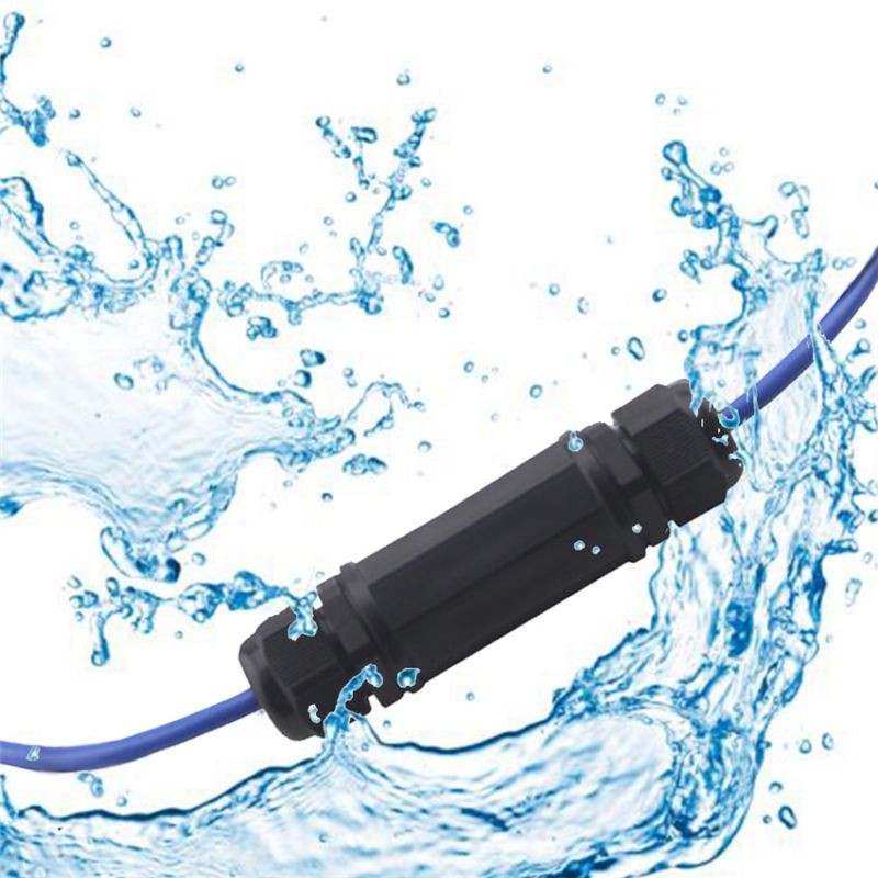 (5 Pack) RJ45 Waterproof Connector IP67 Ethernet Network Cable Connector double head Outdoor Lan Coupler Adapter  Cat5 6 8P8C,Locking Waterproof CAT6 RJ45 Female to Female Lan Ethernet Network coupler