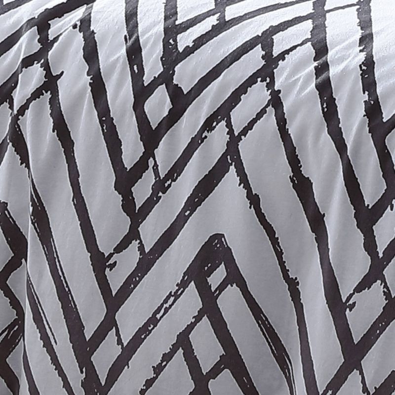 Full/Queen Balta Duvet Cover Set Brown - City Scene