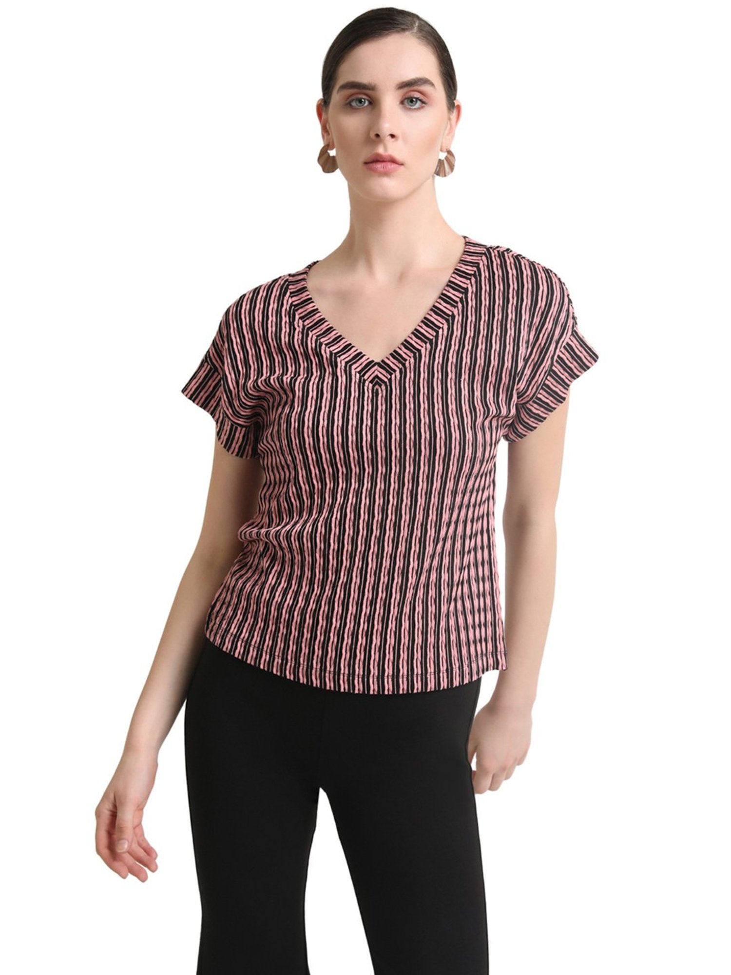 Kazo Boxy Fit Top With Collar