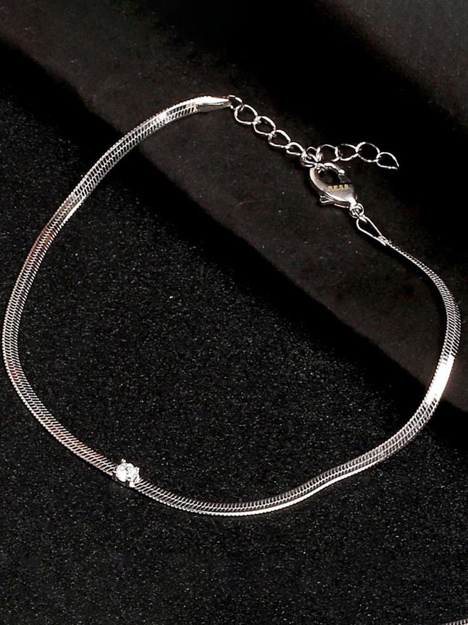 The Real Effect London 800 Silver CZ Bracelet for Women