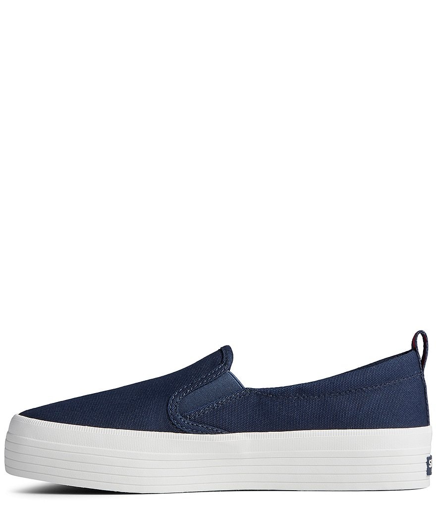 Sperry Women's Crest Twin Gore Canvas Platform Slip-On Sneakers