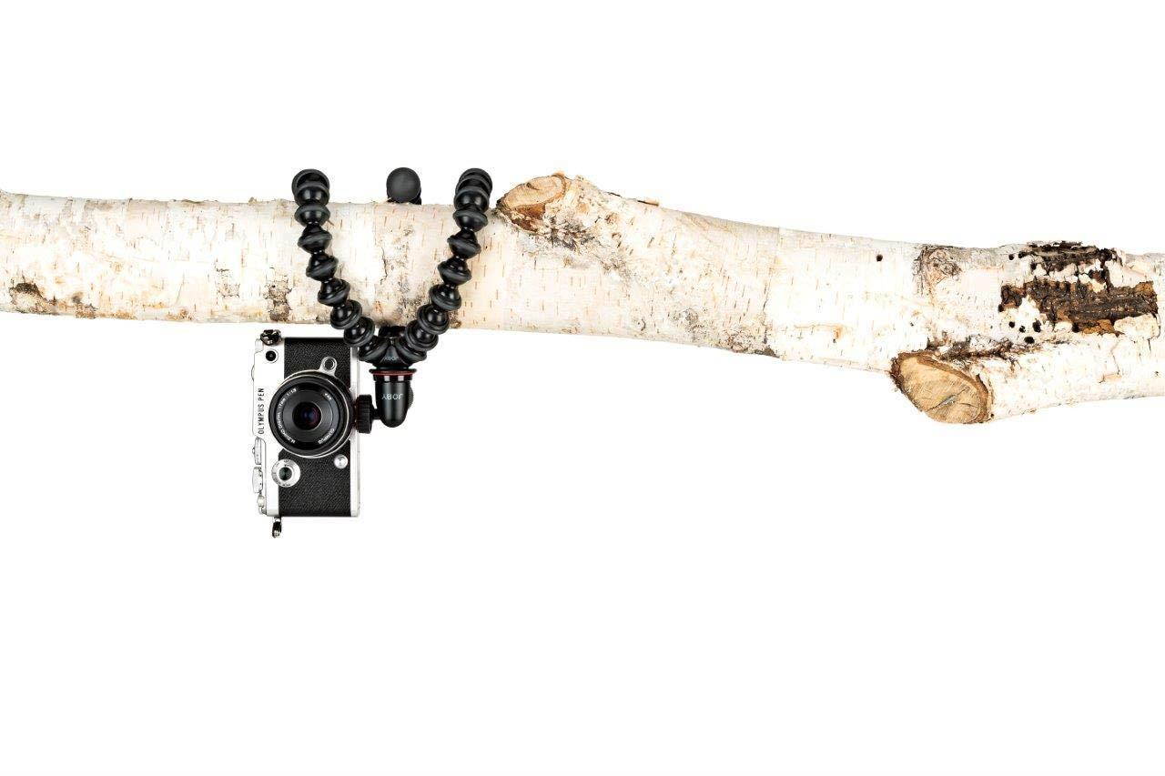 JOBY GorillaPod 1K Kit. Compact Tripod 1K Stand and Ballhead 1K for Compact Mirrorless Cameras or Devices up to 1k (2.2lbs). Black/Charcoal.