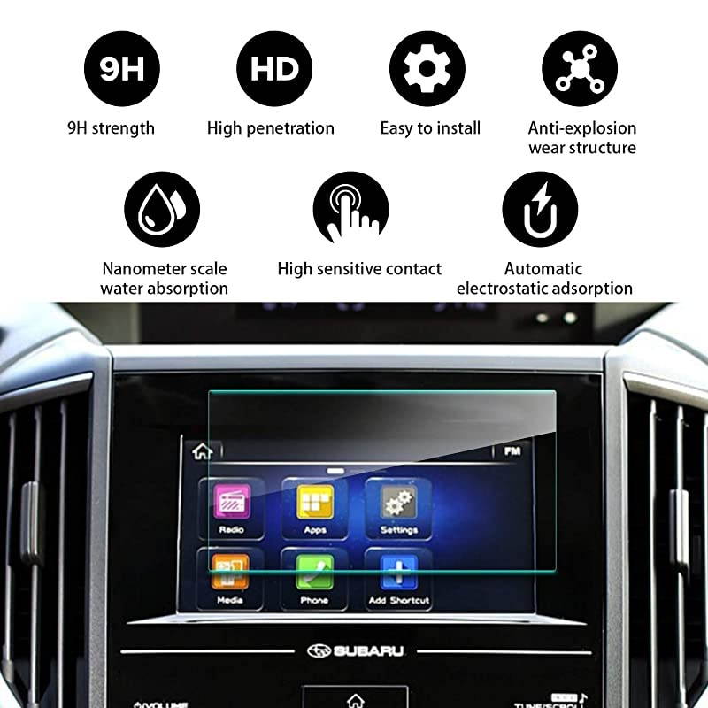 2020 Forester Screen Protector for 2019 2020 Subaru Forester SK Starlink Center Control Touch Screen Car Navigation Tempered Glass Protective Film HD 65inch