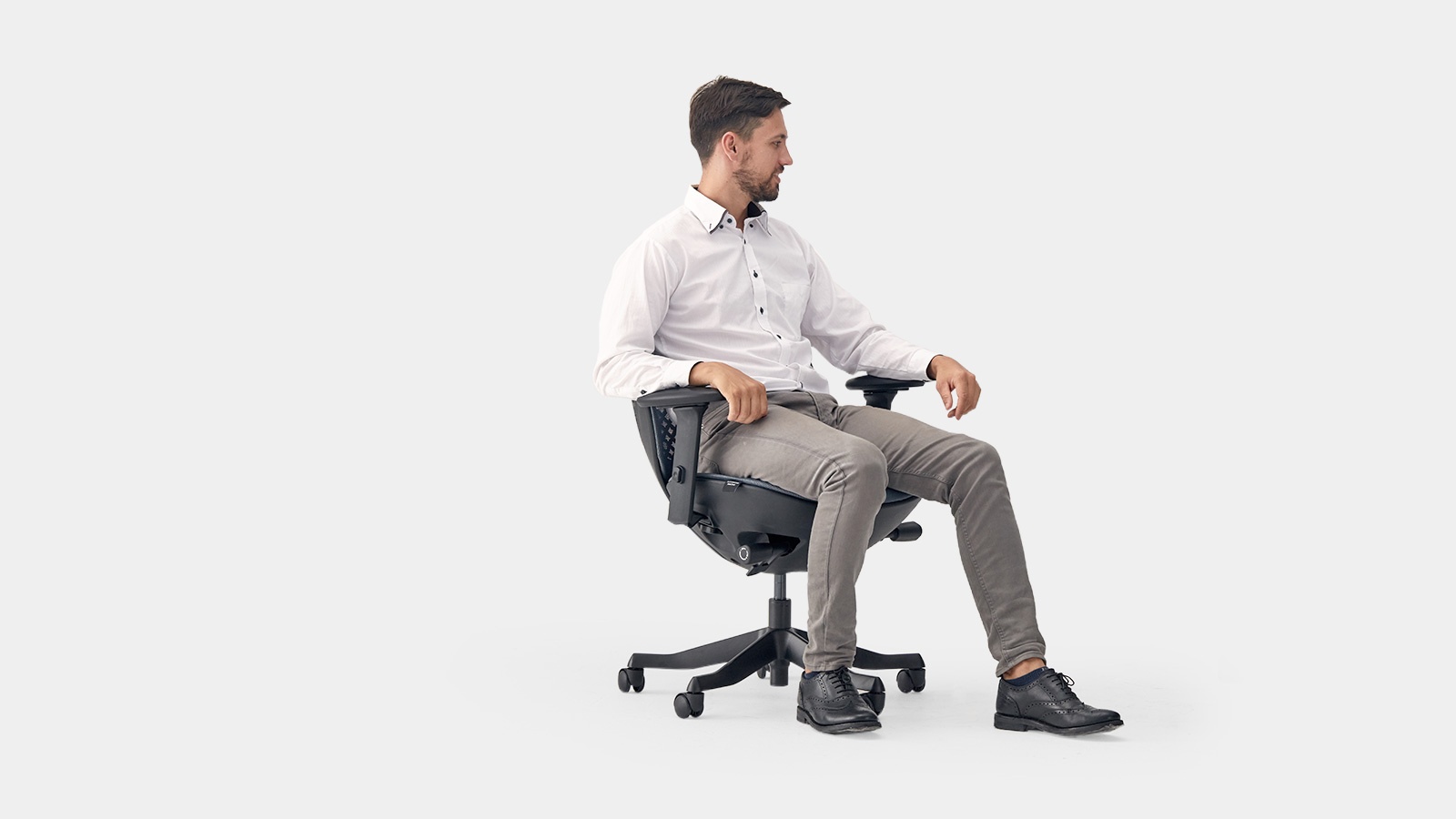 Autonomous Ergonomic Office Chair - AvoChair Baby Blue