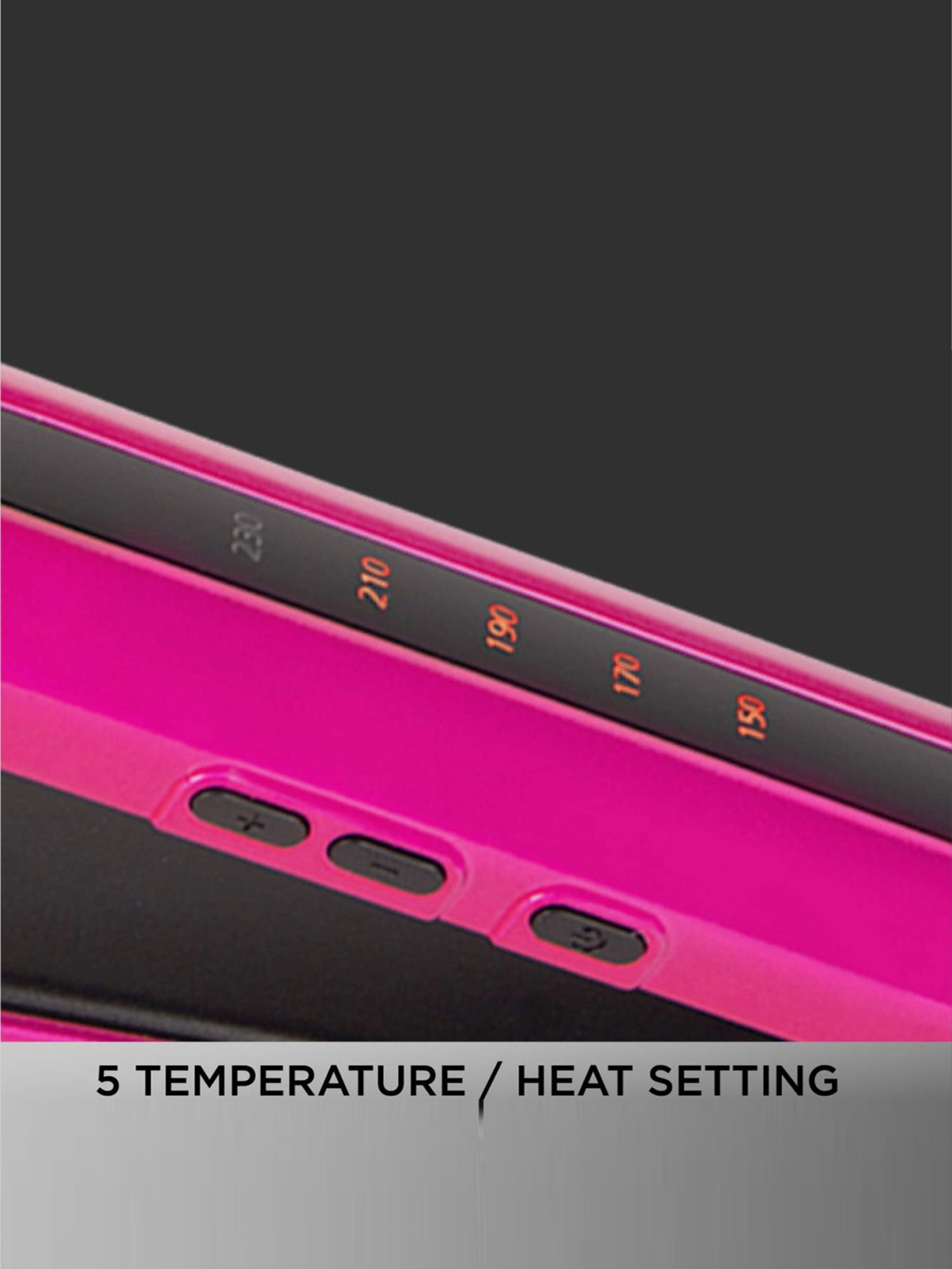 Nova NHC-522CRM Professional Hair Straightener (Black)