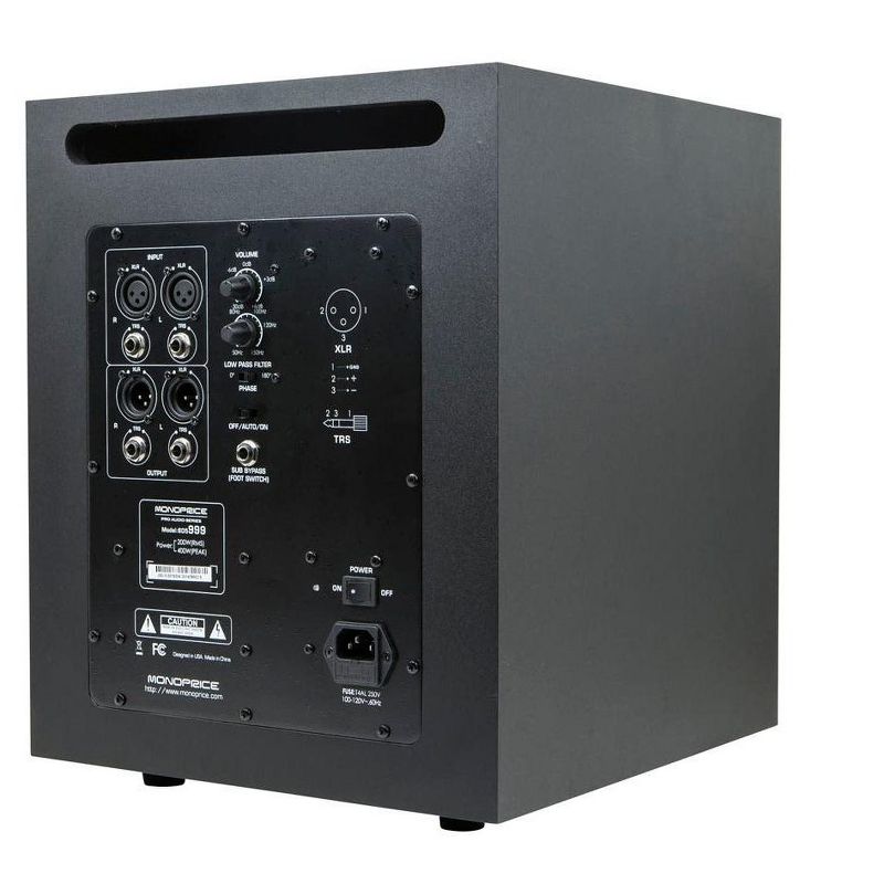 Monoprice 10in Powered Studio Multimedia Subwoofer